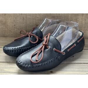 Robert Zur Glove Leather Driving Loafers Women's Size 8.5 M Fleece Lined